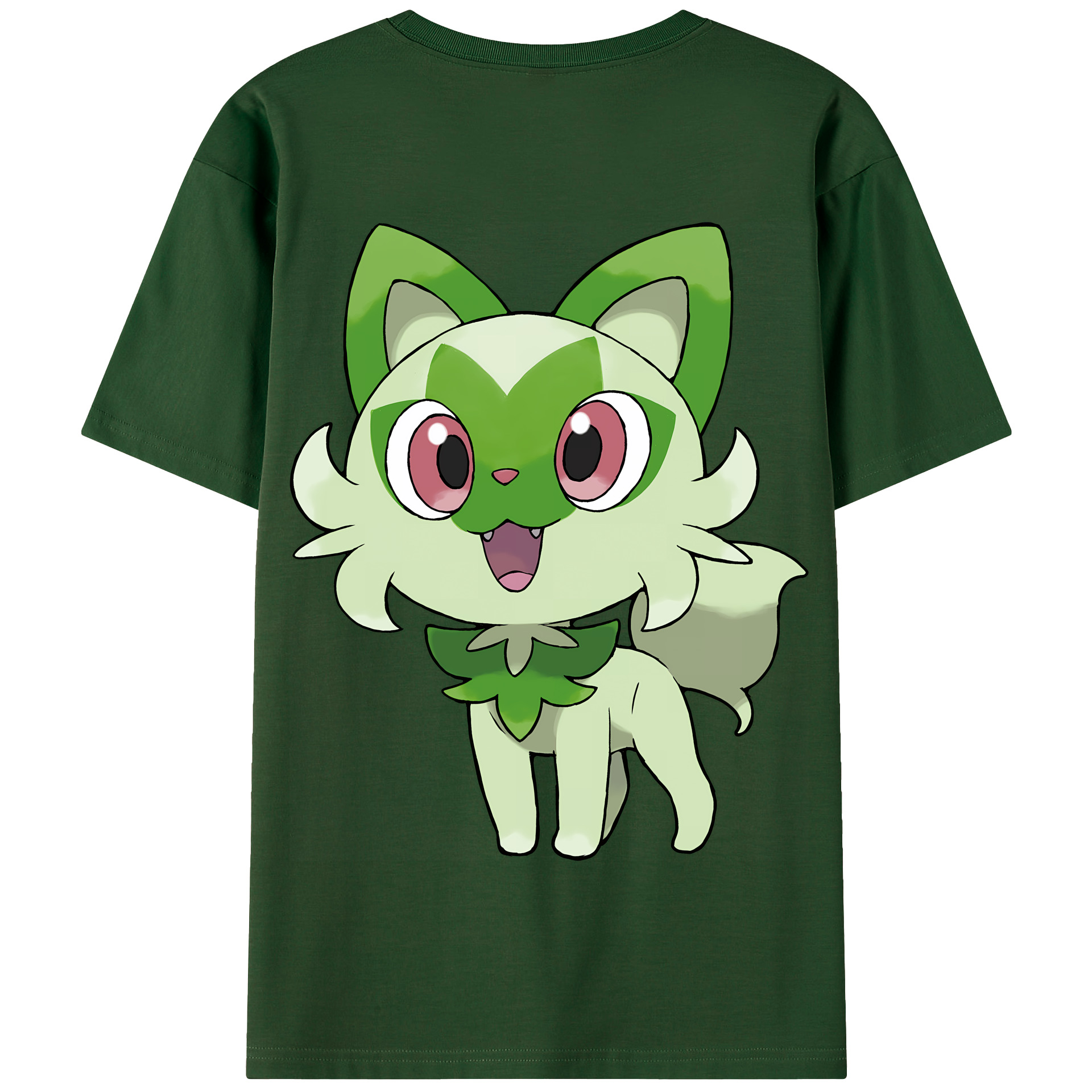（画像用） ポケットモンスター Pokémon 綿100％半袖Tシャツ（背面プリント）
